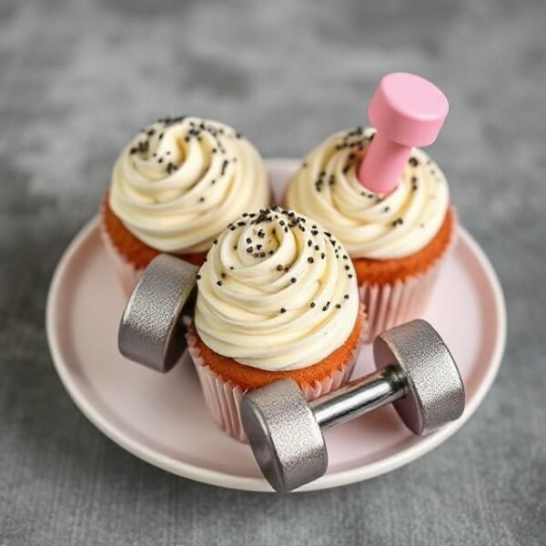 Gym cupcakes
