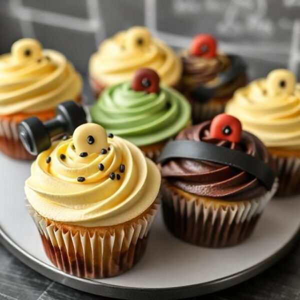 Gym cupcakes