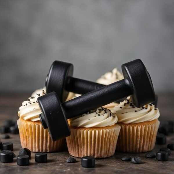 Gym cupcakes