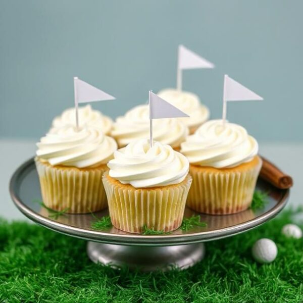 Golf cupcakes
