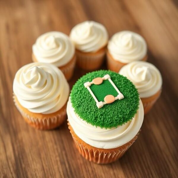 Football cupcakes