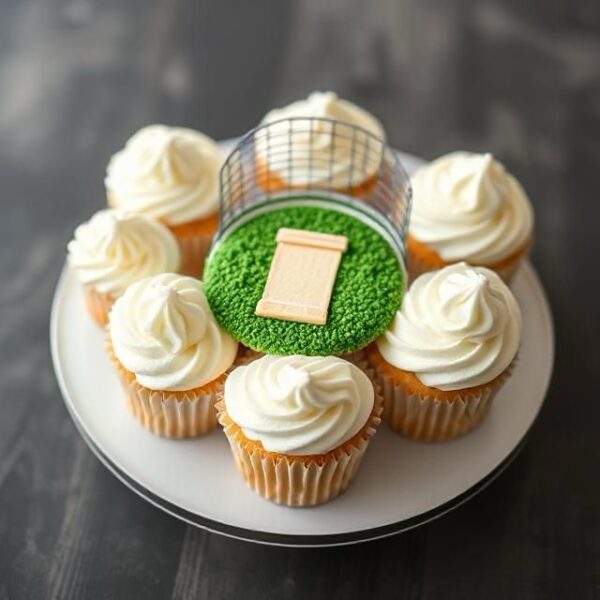 Cricket cupcakes