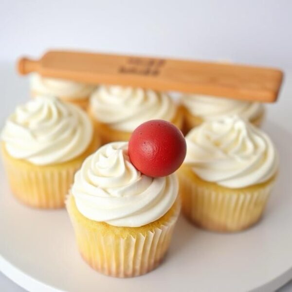 Cricket cupcakes