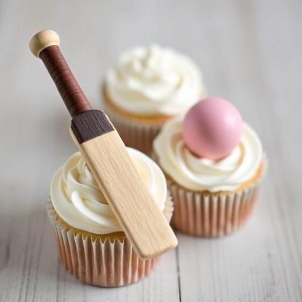 Cricket cupcakes