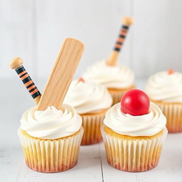 Cricket cupcakes