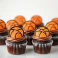 Basketball cupcakes