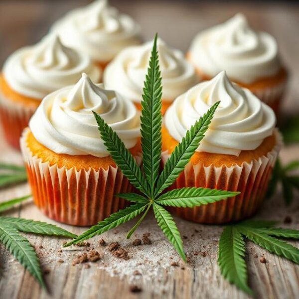Weed cupcakes