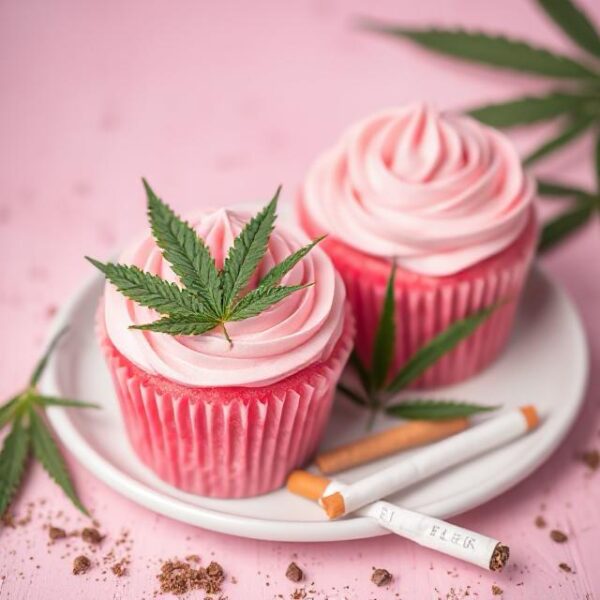 Weed cupcakes