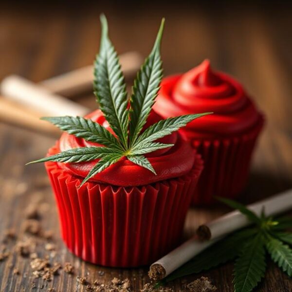 Weed cupcakes