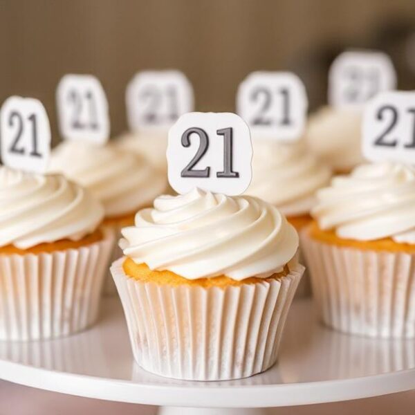21st birthday cupcakes