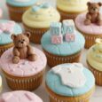 Baby shower cupcakes