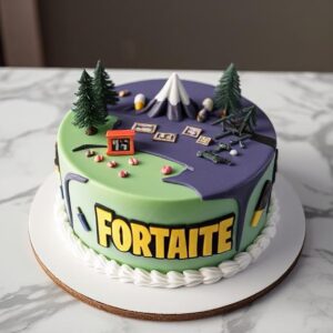 FORTNITE CAKE - Small (6'' X 6'') Portion : 11-14