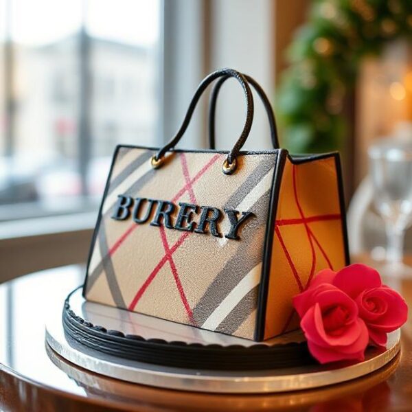 BURBERRY BAG CAKE