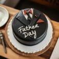 FATHER'S DAY BLACK SUIT CAKE