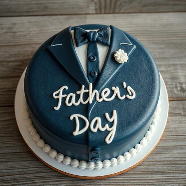 FATHER'S DAY BLACK SUIT CAKE