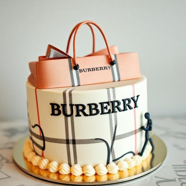 BURBERRY BAG CAKE
