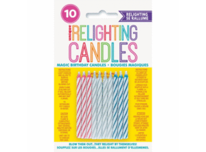Unique Party 10 Magic Candles