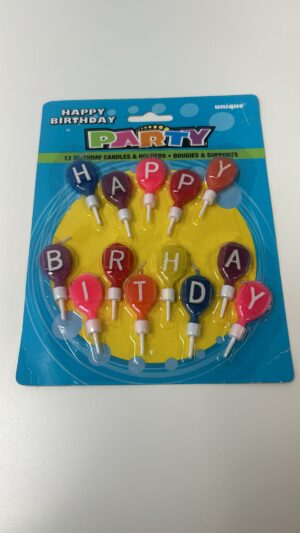 Unique Party Happy Birthday 13 Candles And Holders