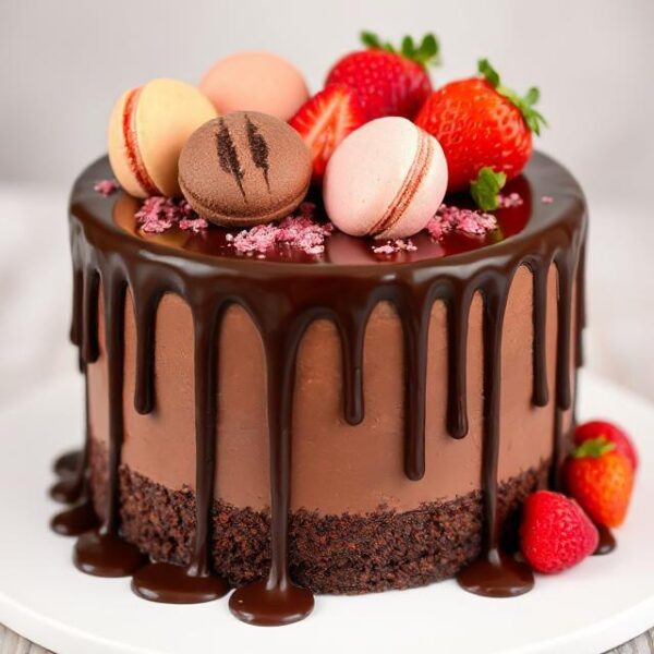 CHOCOLATE FRESH CREAM CAKE