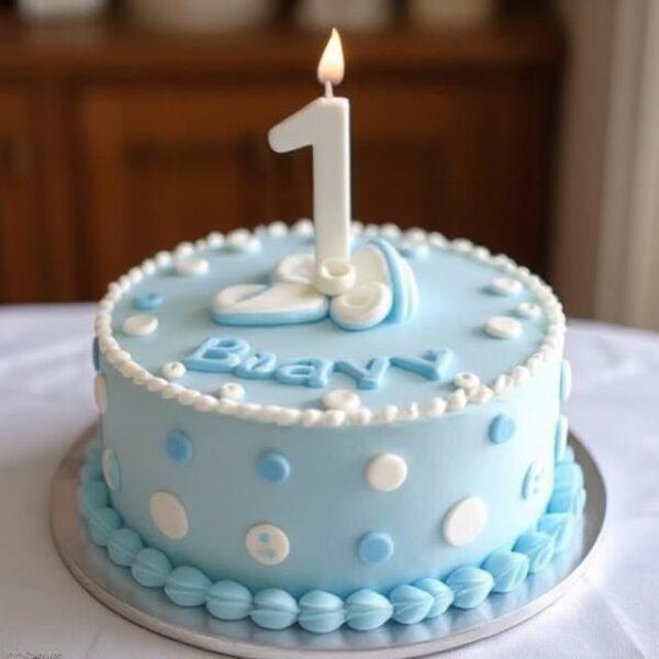 FIRST BIRTHDAY CAKE