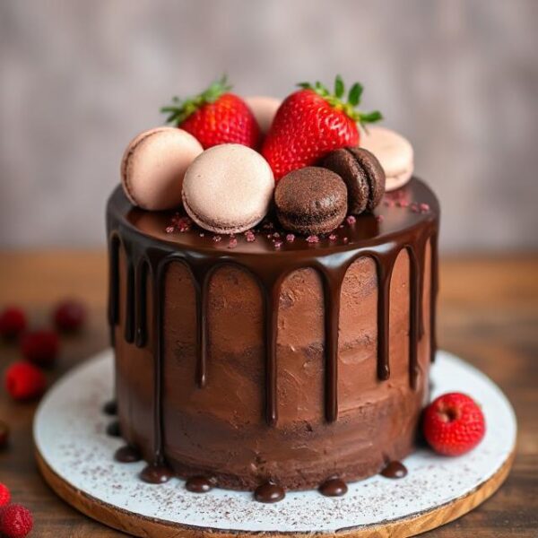 CHOCOLATE FRESH CREAM CAKE
