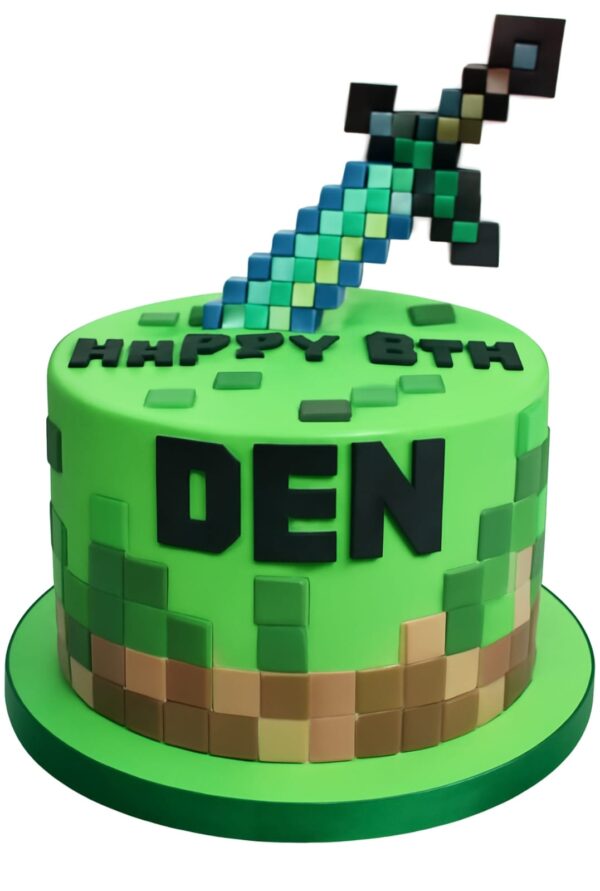 Minecraft Game Cake