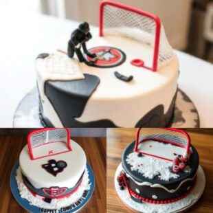 Ice Hockey Cakes