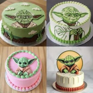 Yoda Birthday Cakes