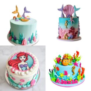 Ariel Mermaid Cakes
