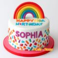Rainbow Birthday Cake