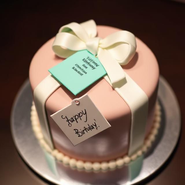 Tiffany & Co Theme Cake
