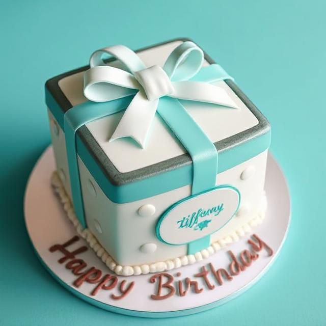 Tiffany & Co Theme Cake