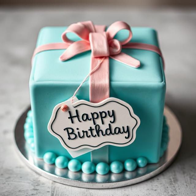 Tiffany & Co Theme Cake