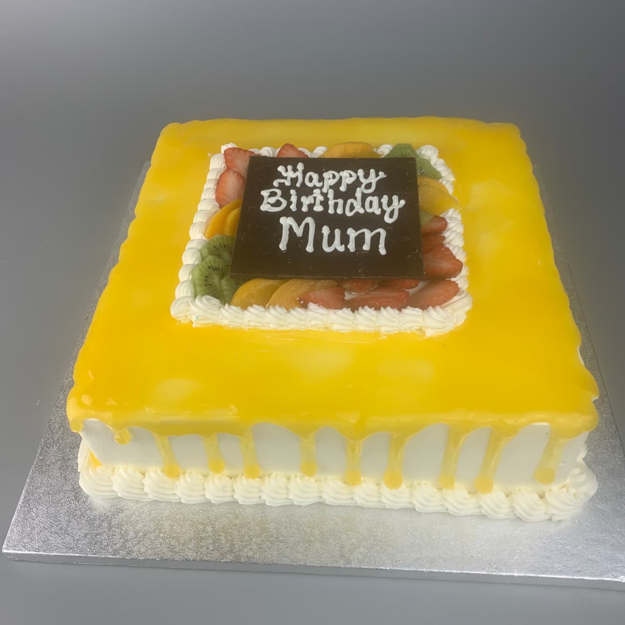 Mango Flavour Fresh Cream Cake