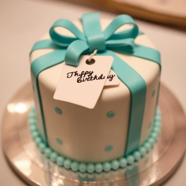 Tiffany & Co Theme Cake