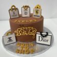 Designer Shopping bag cake