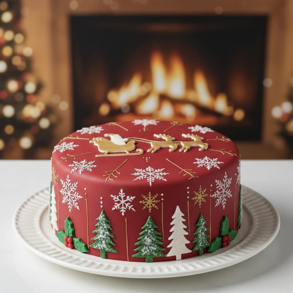Merry Christmas Cake