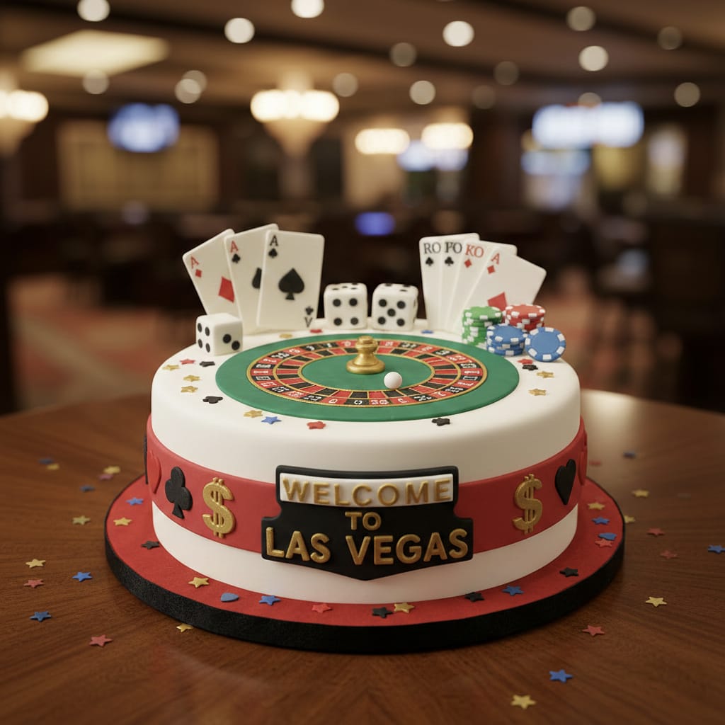Casino Theme Cake