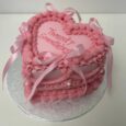 Vintage Heart Cake With Bows