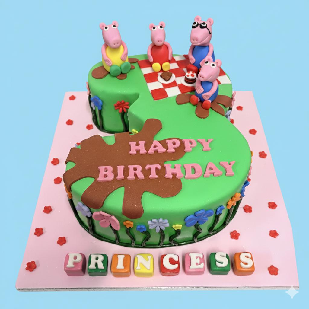 3rd Birthday Pepa Pig Cake