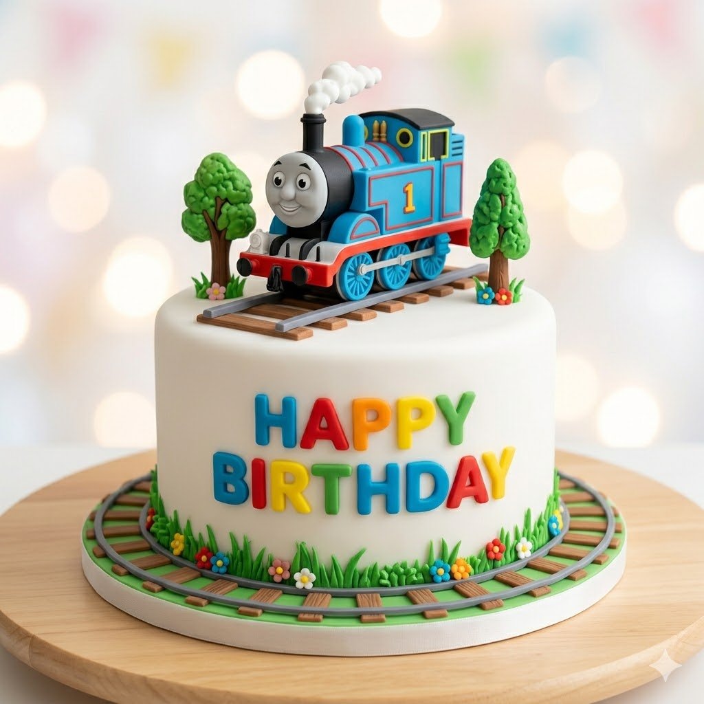 Thomas The Tank Engine Birthday Cake
