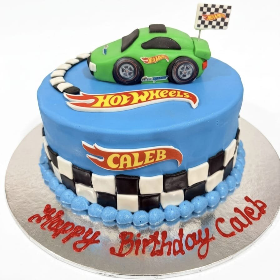 Hot Wheels Car Cake