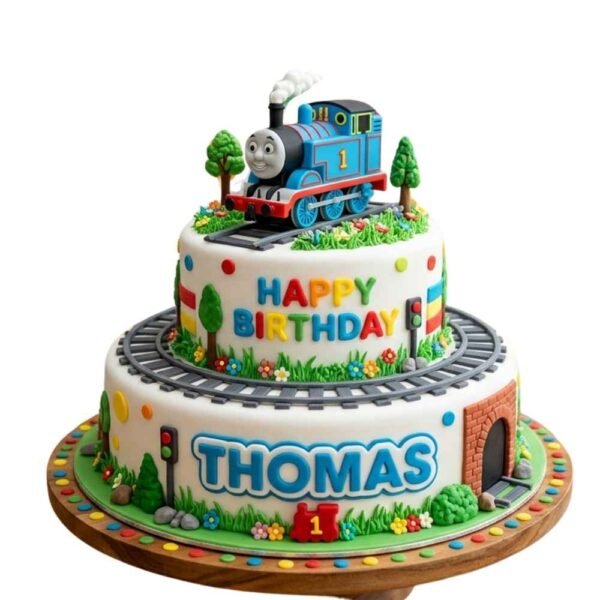 Thomas Toy Train 1st Birthday Cake London | Cake In House