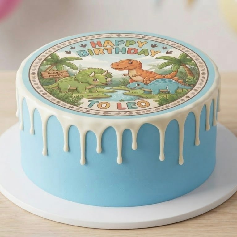 Dinosaur Birthday Cake