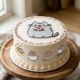 Adorable Pusheen Activities Birthday Cake
