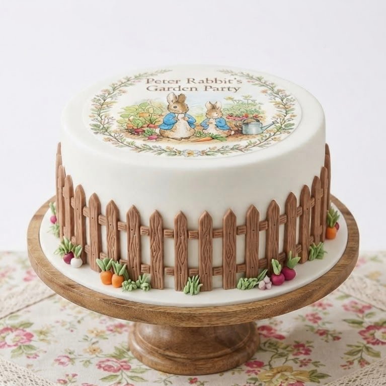 Peter Rabbit’s Garden Party Celebration Cake