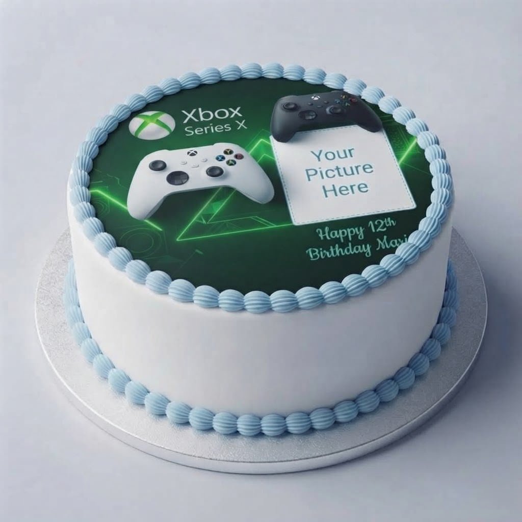 Custom Xbox Gaming Cake