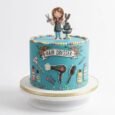 Beauty Salon Hair Dresser Birthday cake